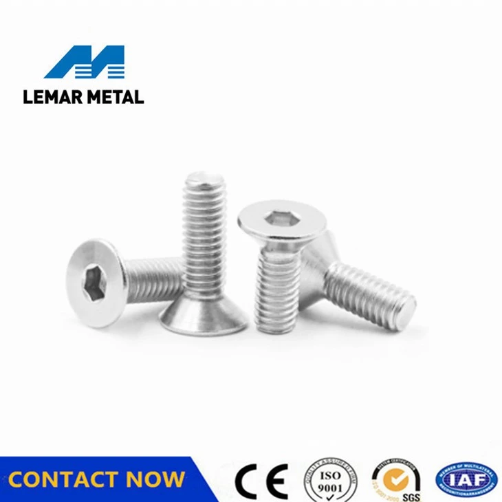 Flat Head Hexagon Socket Countersunk Screw